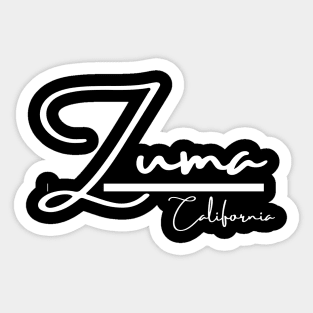 Zuma Beach California Sticker